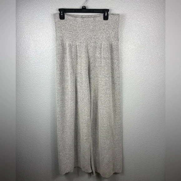 Gabrielle Union New York & Company Grey High Rise Sweater Wide Leg Lounge Pants - Picture 3 of 11